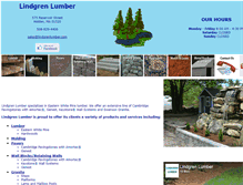 Tablet Screenshot of lindgrenlumber.com